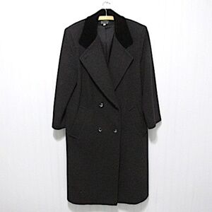 VTG Karen Wool Cashmere Blend Button Up Coat, Size 12